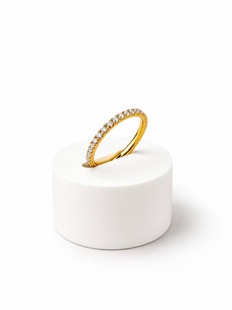 Crystal Eternity Ring