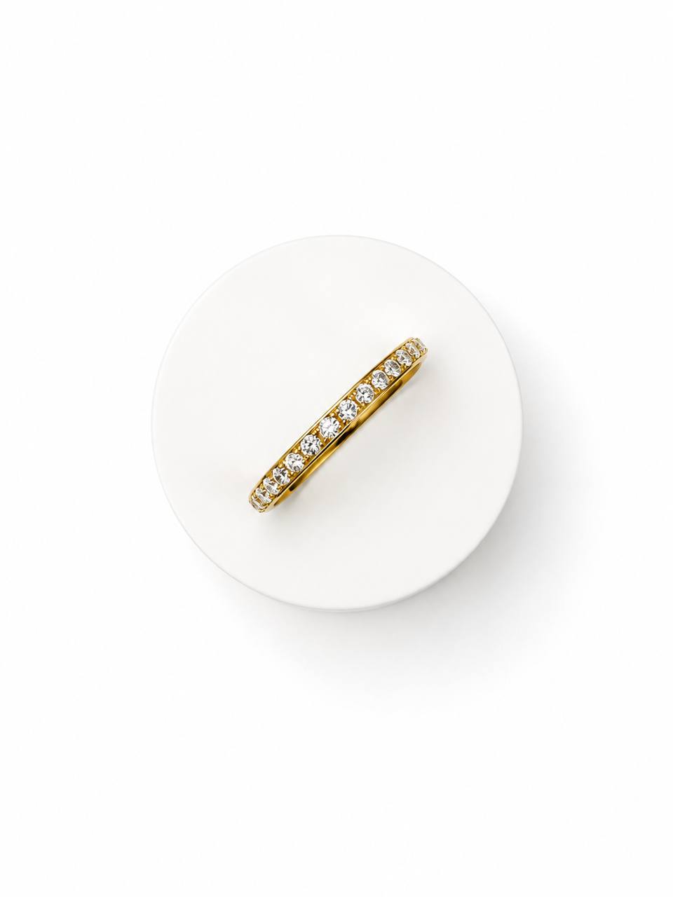 Crystal Eternity Ring