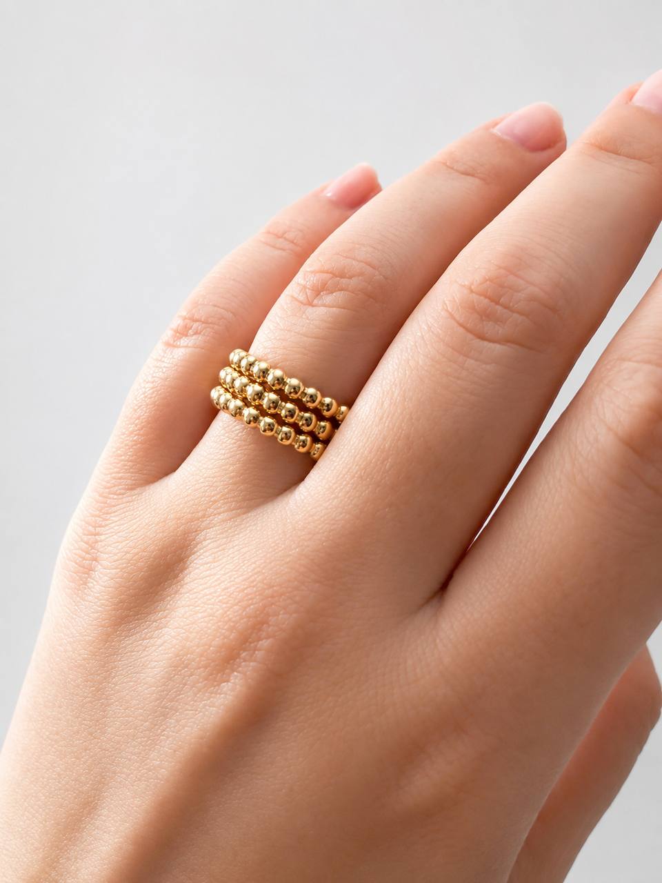 Beaded Stacking Ring
