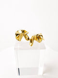 Gold Flower Stud Earrings