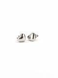 Silver Heart Stud Earrings