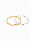Gold Trinity Wave Ring
